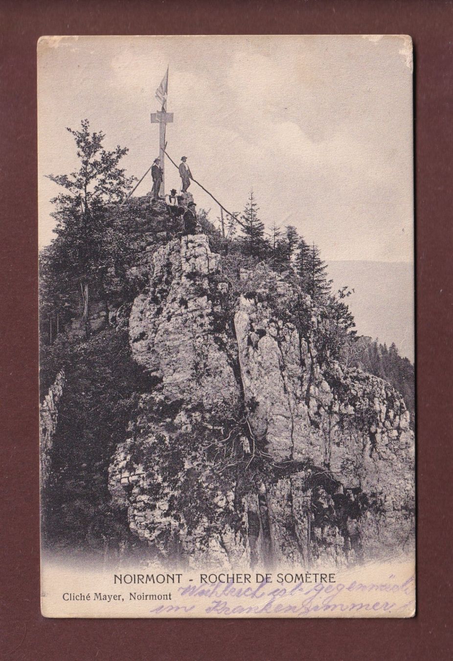 Cartes postales: NOIRMONT - Rocher de Somètre - Feldpost // pli d'angle // – D'occasion à Pully par nicecards