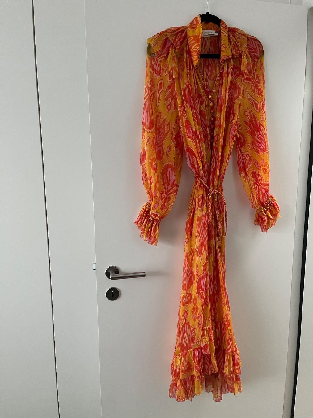 Zimmermann Vestiti: Zimmermann Seide Midi Kleid in Orange – Nuovo (secondo la descrizione) da Meilen venduto da Emma_321 2