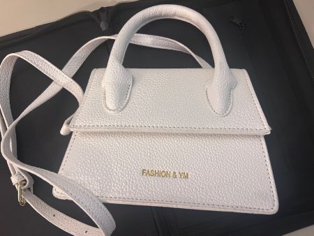 Handtasche Fashion & YM weiss mit Schulterriemen neu