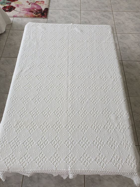 Spitze Tischdecke Rechteckig – Elegantes Blumendesign 60x180 Cm Für Hochzeit & Feiern
