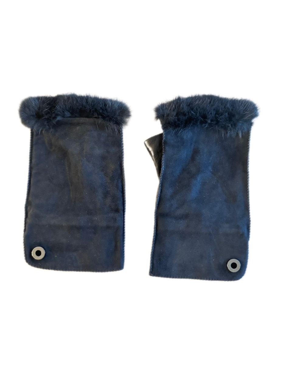 Loro Piana Handschuhe & Handstulpen: Luxury Italian Fingerless Leather Gloves – Neu (gemäss Beschreibung) aus Vésenaz von ann_7knk