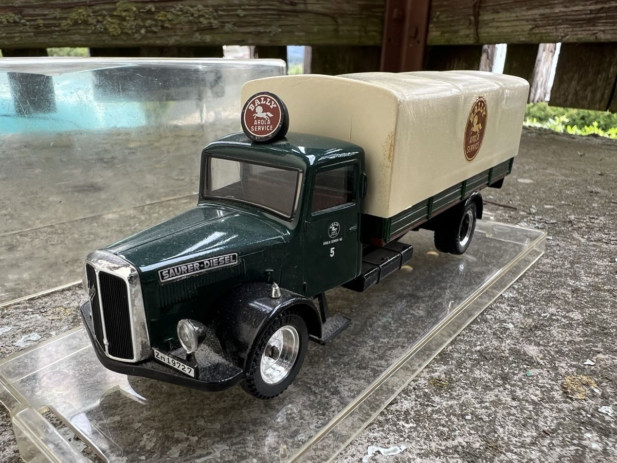 Kit di modellismo & Modellini statici: Saurer S4C 1952 Sammlermodell 1/43 – Usato da Obfelden venduto da Moscheli