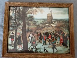tableau qui présente des gens à la compagne