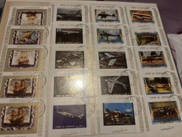 Briefmarken Sammlung: Ajman/Umm al-Qiwain,
