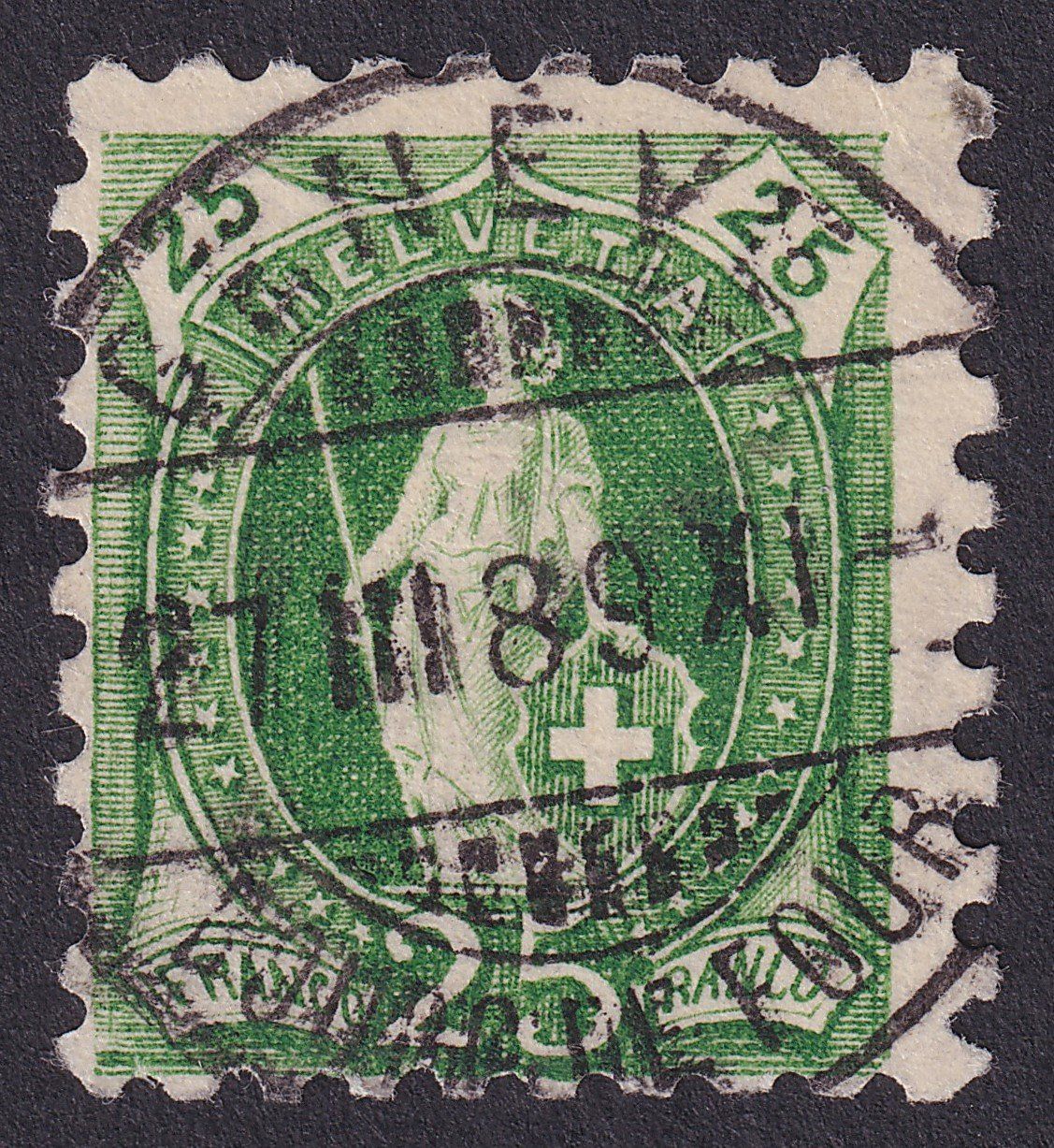 Tutti i francobolli: 67B mit Vollstempel GENEVE GE – Usato da Ebikon venduto da SilvioFreund