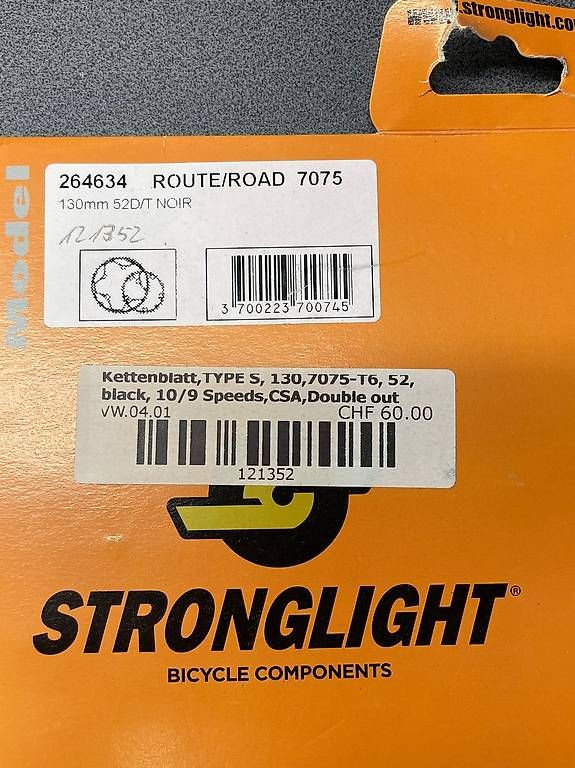 Pezzi di ricambio: Kettenblatt Type S, 52 Zähne – Usato da Diessenhofen venduto da MotoshopZachmann 2