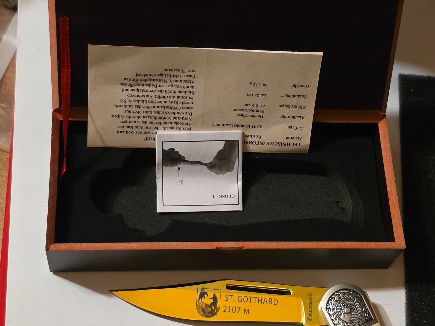Accessori: Falkner Messer Gothard mit holz Buchse – Nuovo e nell'imballaggio originale da Nyon venduto da freetoys08 1