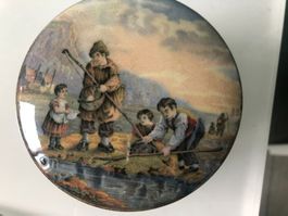 Antiker Viktorianischer "old Staffordshire Pomade Pot"