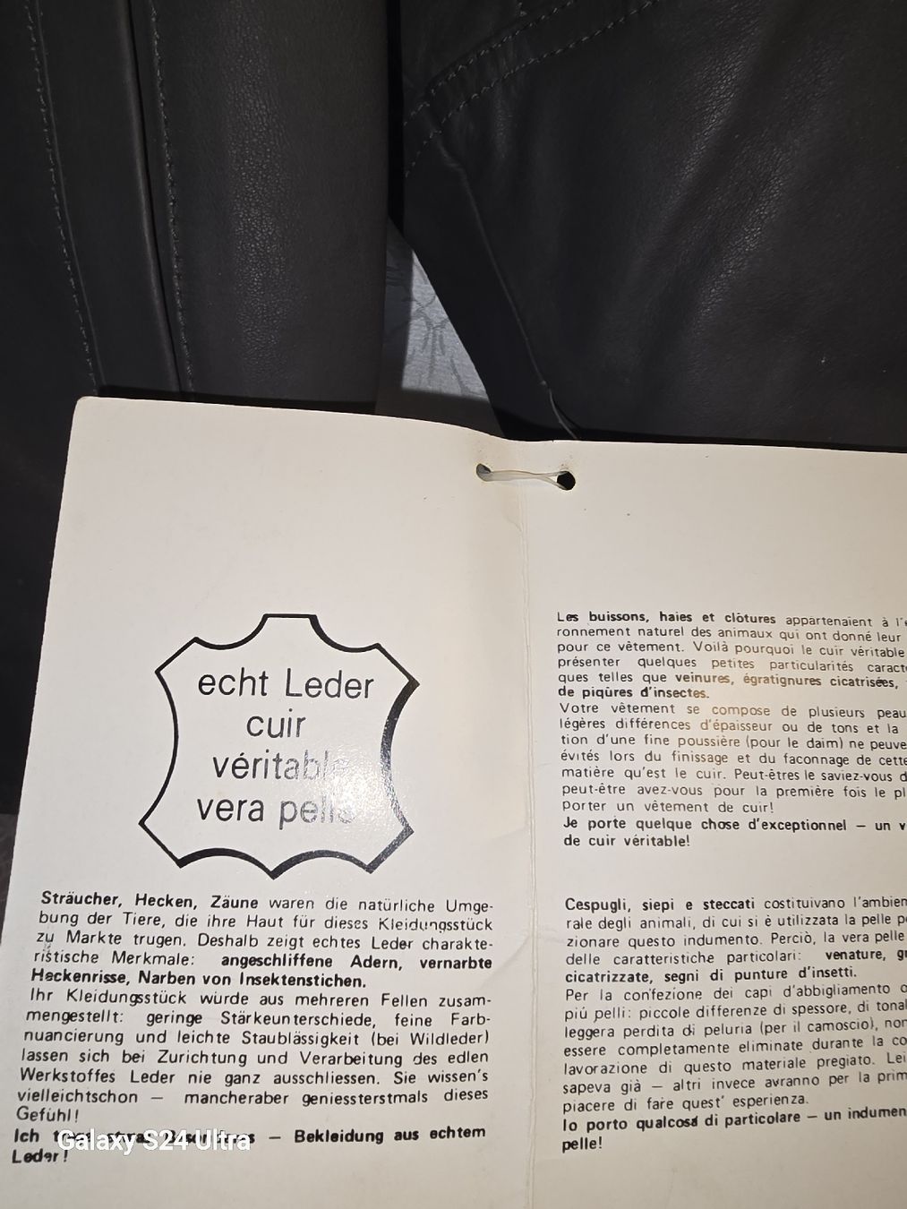 Giacche: Vintage Casanova,echt  Lederjacke, Grösse 38 – Usato da Gelterfingen venduto da charly3333 5