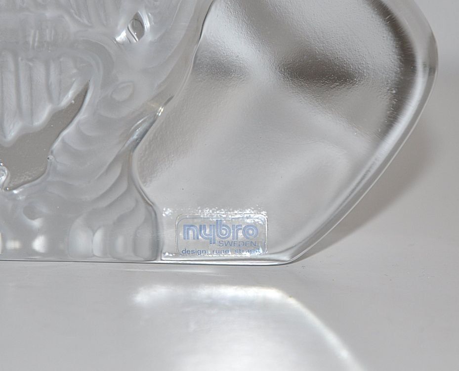 Altro in Decorazioni & Accessori: Buchstütze Glasfigur Eule von NYBRO Sweden – Nuovo (secondo la descrizione) da Zürich venduto da dece17 4