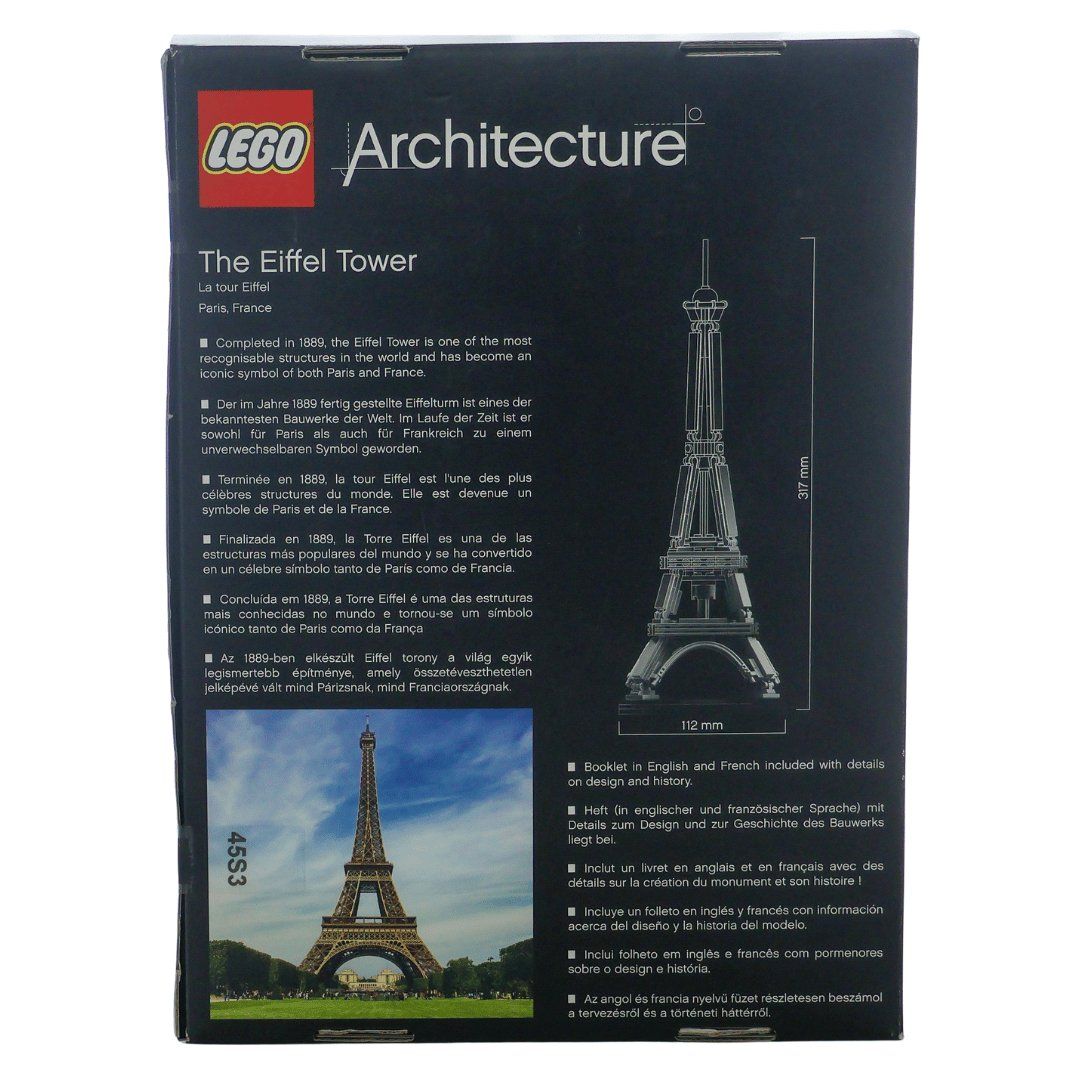 Lego Kit di costruzioni: LEGO® Architecture 21019 The Eiffel Tower - NEW – Nuovo e nell'imballaggio originale da Paudex venduto da dindeboy 1