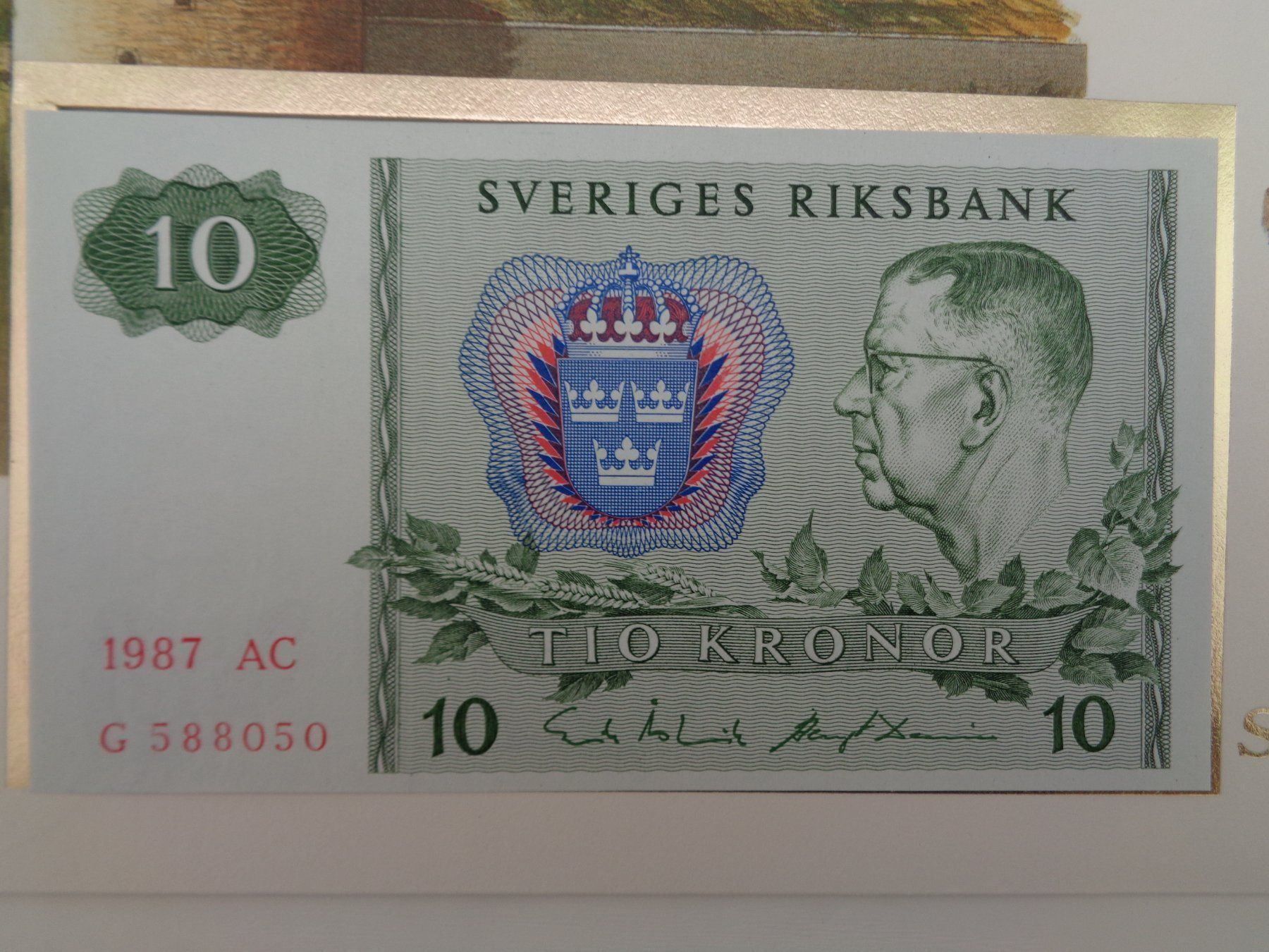Banconote: Notenbrief - Schweden 10 Kronen – Nuovo (secondo la descrizione) da Chur venduto da omonia 1