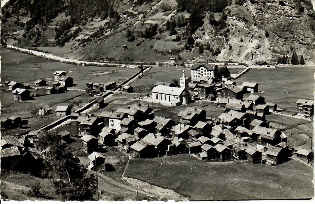 Ansichtskarten: Täsch,  Wallis – Gebraucht aus Hochdorf von Ziegel-16