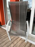Stapelbare Gartenstühle Aluminium-Geflecht, 4 Stk. 🌻☀️