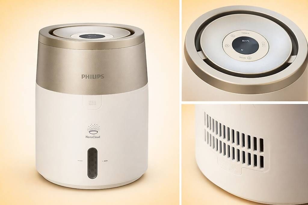 Umidificatori d'aria: Philips NanoCloud Luftbefeuchter mit neuem Filter – Usato da Wallenwil venduto da SagShi