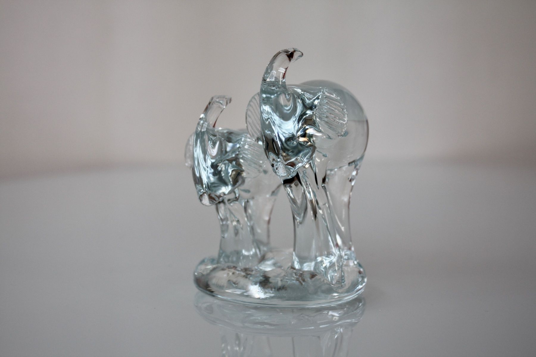 Statuette: Elefanten Paar aus Glass – Usato da Niederglatt ZH venduto da maggie25 2