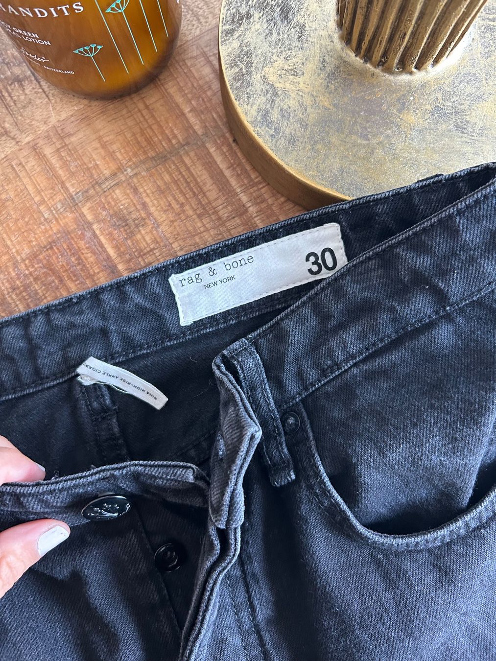 Jeans: Rag & Bone Nina High Rise Jeans - W30 – Usato da Illnau venduto da Monkky 3