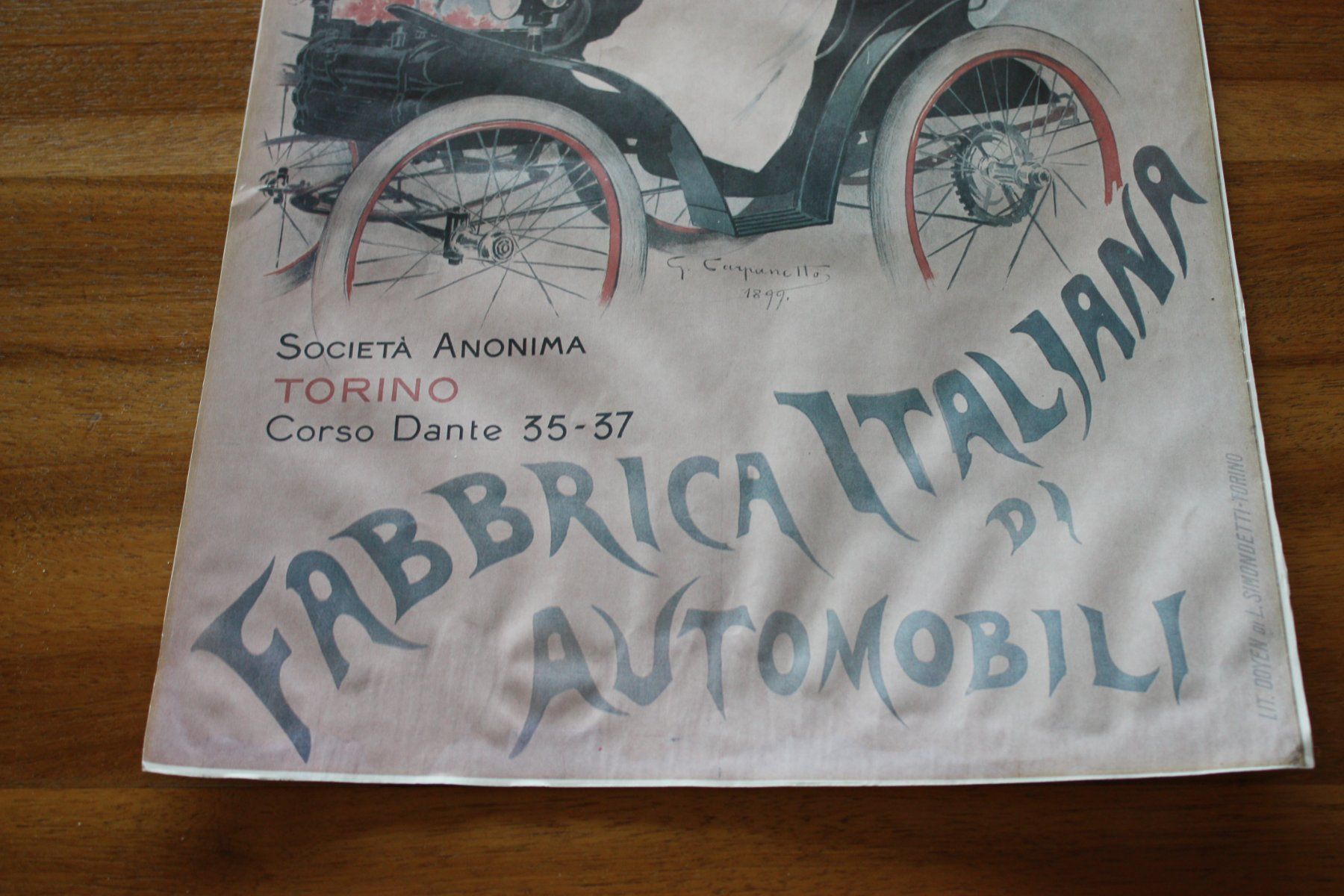 Foto & Immagini: FIAT Plakat – Usato da Spiez venduto da Trollius09 5