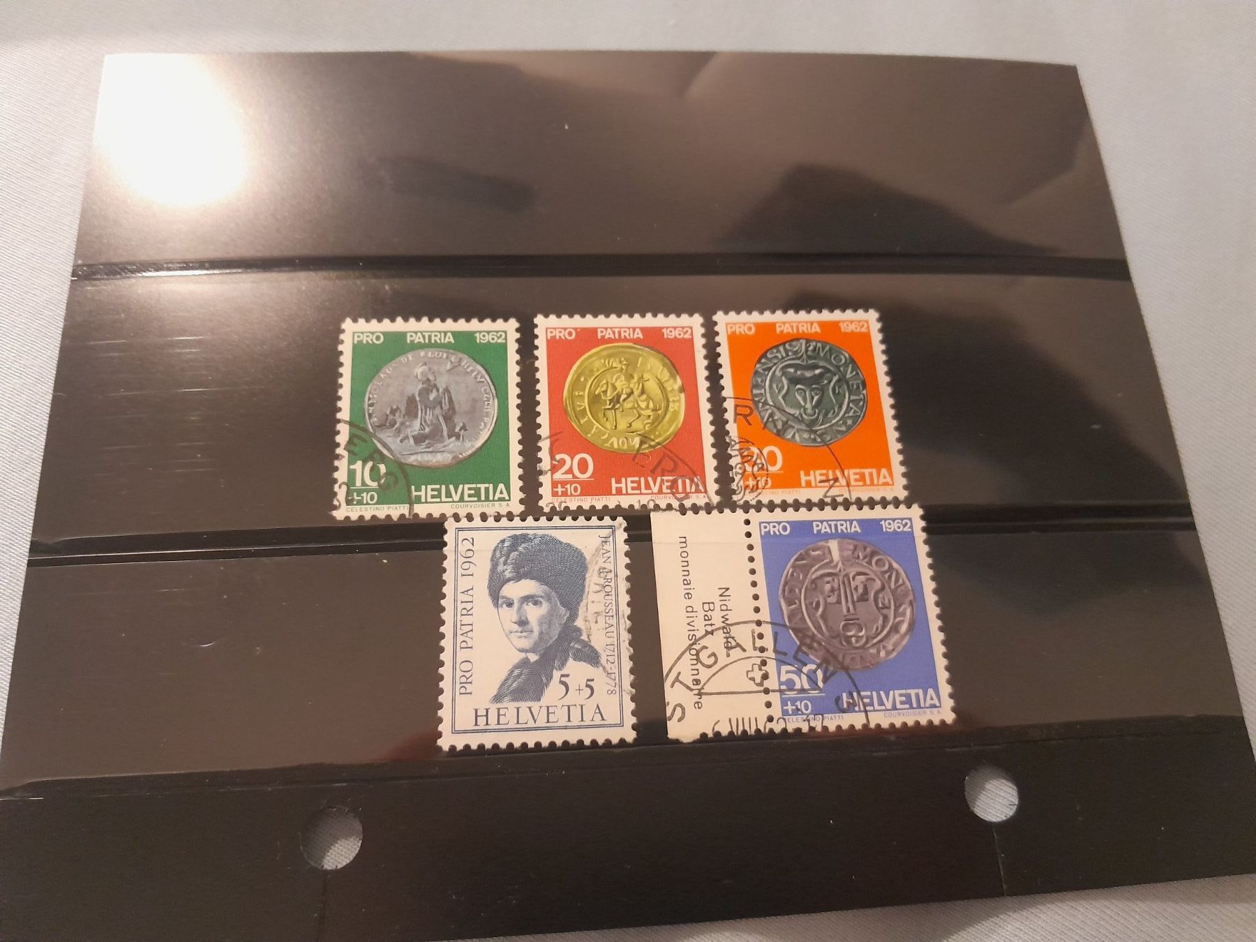 Tutti i francobolli: Schweiz Michel 751-755 – Usato da Marly venduto da globetrotter1723