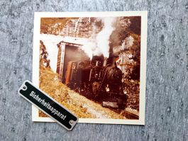Furka-Oberalp-Bahn Dampflok bei Tunnel-Austritt - 1971