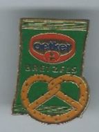 Placchette & Badge: Dr. Oetker Bretzli Pin – Usato da Zürich venduto da t24_de