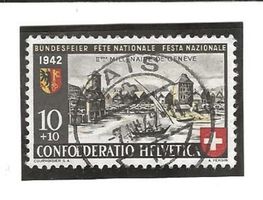GAIS 07.08.42 auf Zu#B15 Mi#408 Vollstempel [4A12]