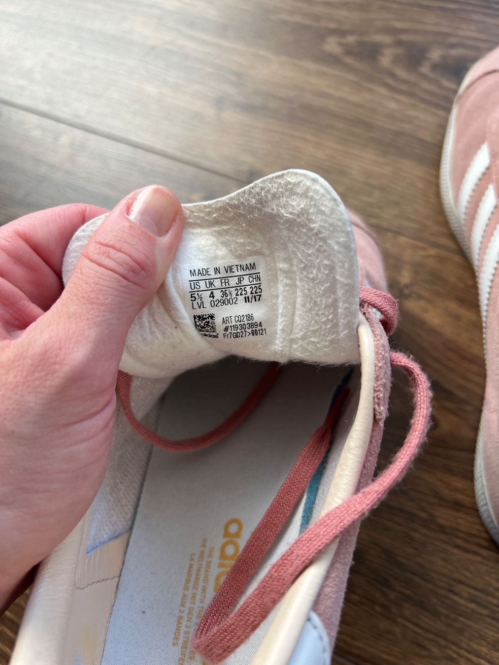 Adidas Herrenschuhe: ADIDAS Gazelle echtes Wildleder rosa – Gebraucht aus Bassersdorf von m.vontobel 3