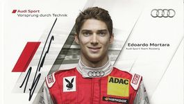 Autogrammkarte Edoardo Mortara 2011