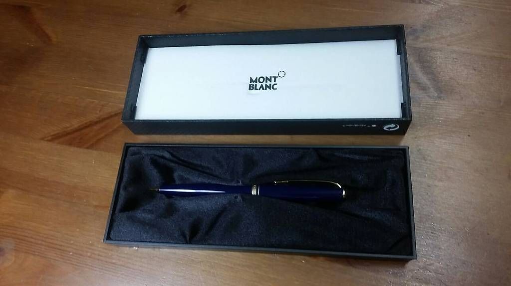 Montblanc Penna & Evidenziatori: Montblanc Kugelschreiber mit Case und Originalverpackung – Usato da Buttisholz venduto da alex_e30 2