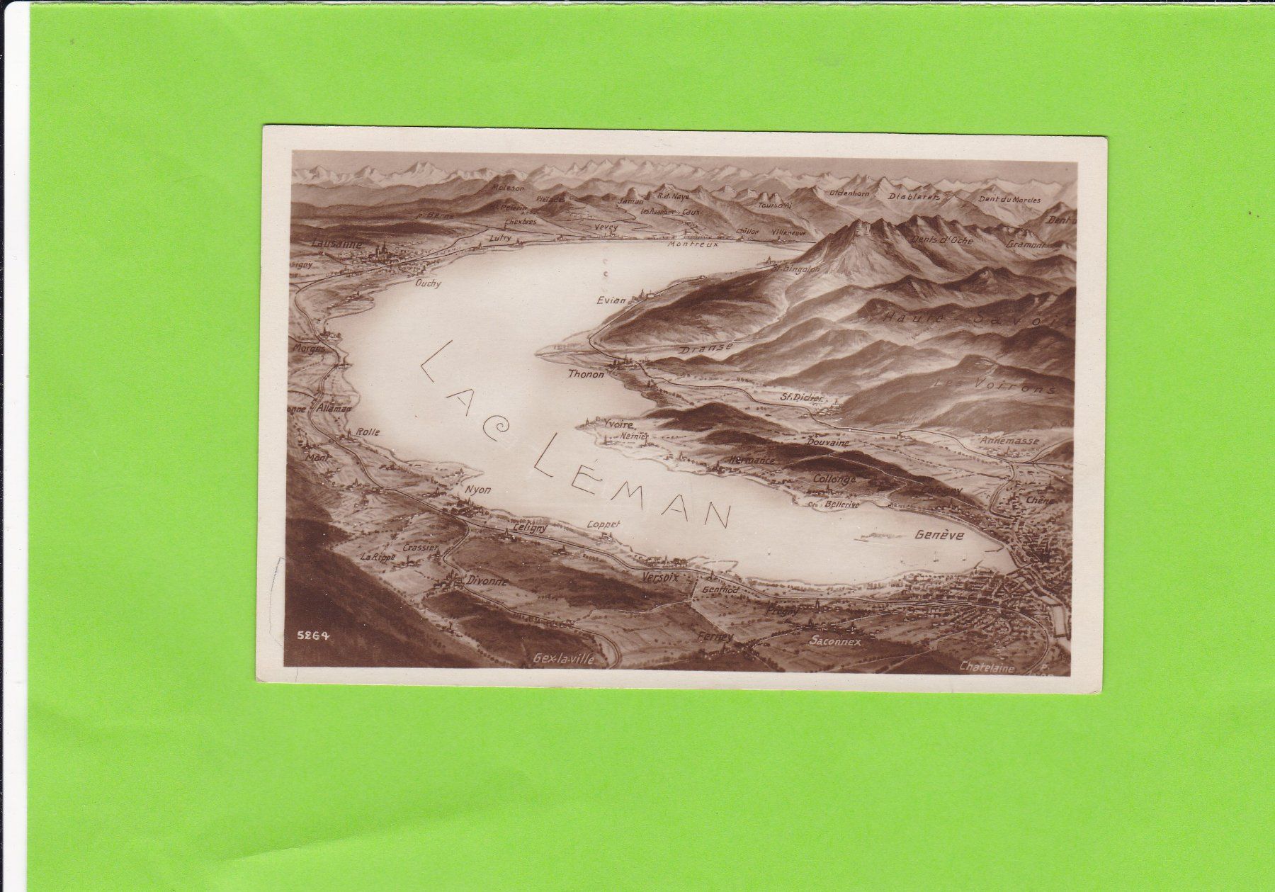 Cartoline postali: Lac Léman – Usato da St. Peterzell venduto da neckertal