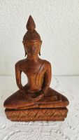 Buddha Figur aus Holz, aus Bali, Asien Deko, Vintage