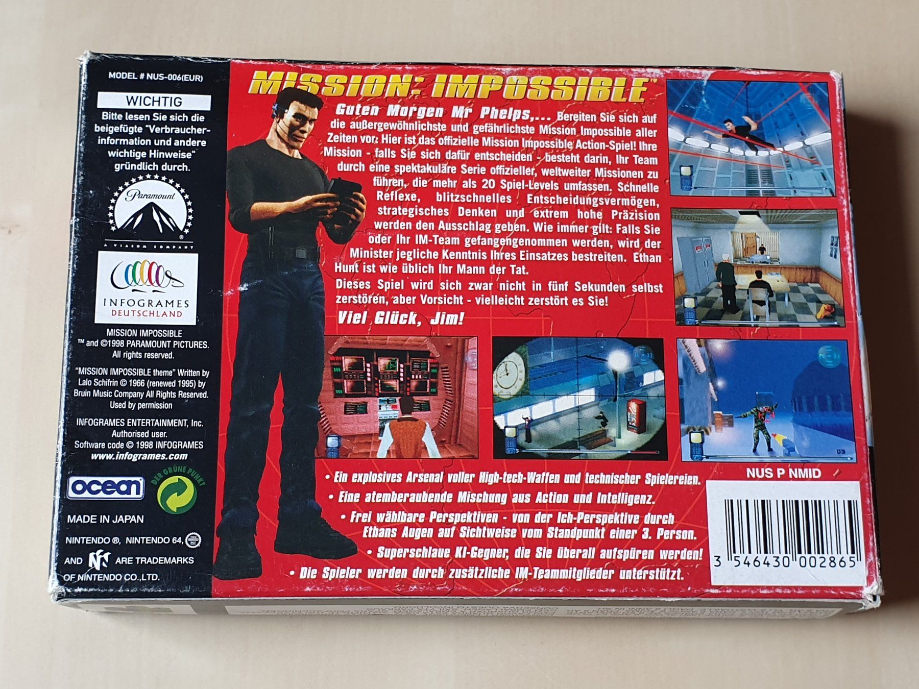 Nintendo Spiele: Mission Impossible – Gebraucht aus Stansstad von collectorsshop 1