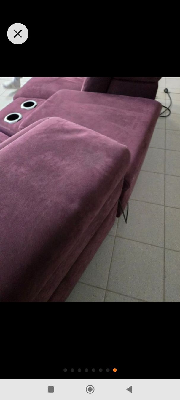 Divani: Relax Sofa mit Getränkehalter (Elektrisch) – Usato da Wikon venduto da Jay.Z 3