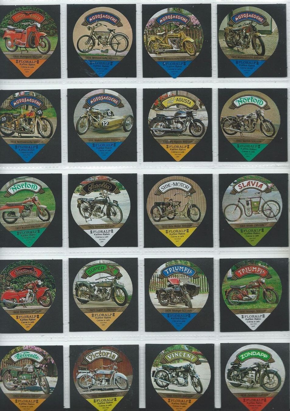 Coperchi dei cremini per caffè: KRD Motorräder 1991  51 – Usato da Hochdorf venduto da Teger02 1