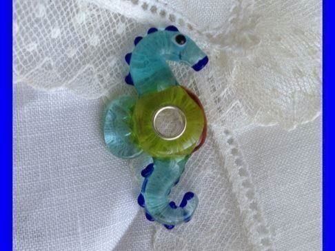 Ciondoli: GLAS BEAD SEEPFERDCHEN Charm  kompatibel mit Pandora – Nuovo (secondo la descrizione) da Subingen venduto da ArtBead 6