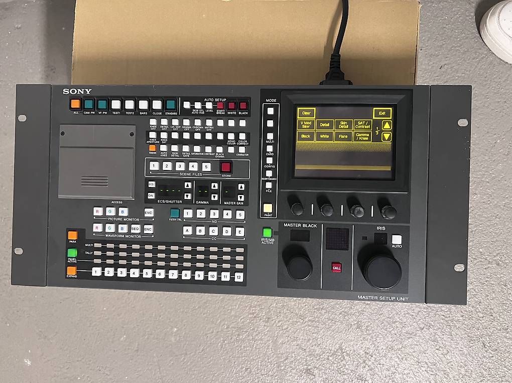 Sistema di controllo: Sony MSU-700 Master Setup Unit – Usato da Spreitenbach venduto da env_tk78 2