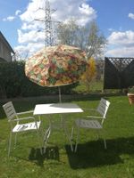 Tischset auch für Balkon / 1 Tisch + 2 Stühle