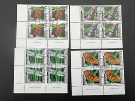 CH  2002 Viererblock 1061-1064  Erstag Serie (5807)