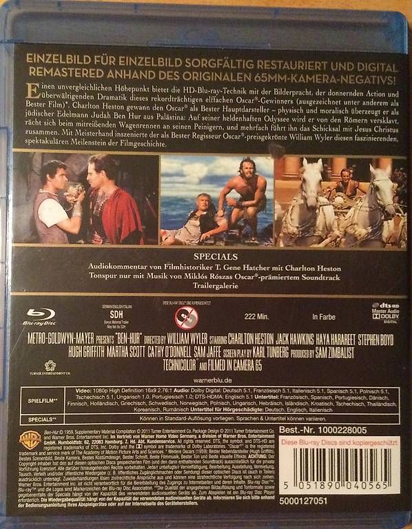 Tous les DVDs: Ben Hur  – D'occasion à Zufikon par Baum03 1