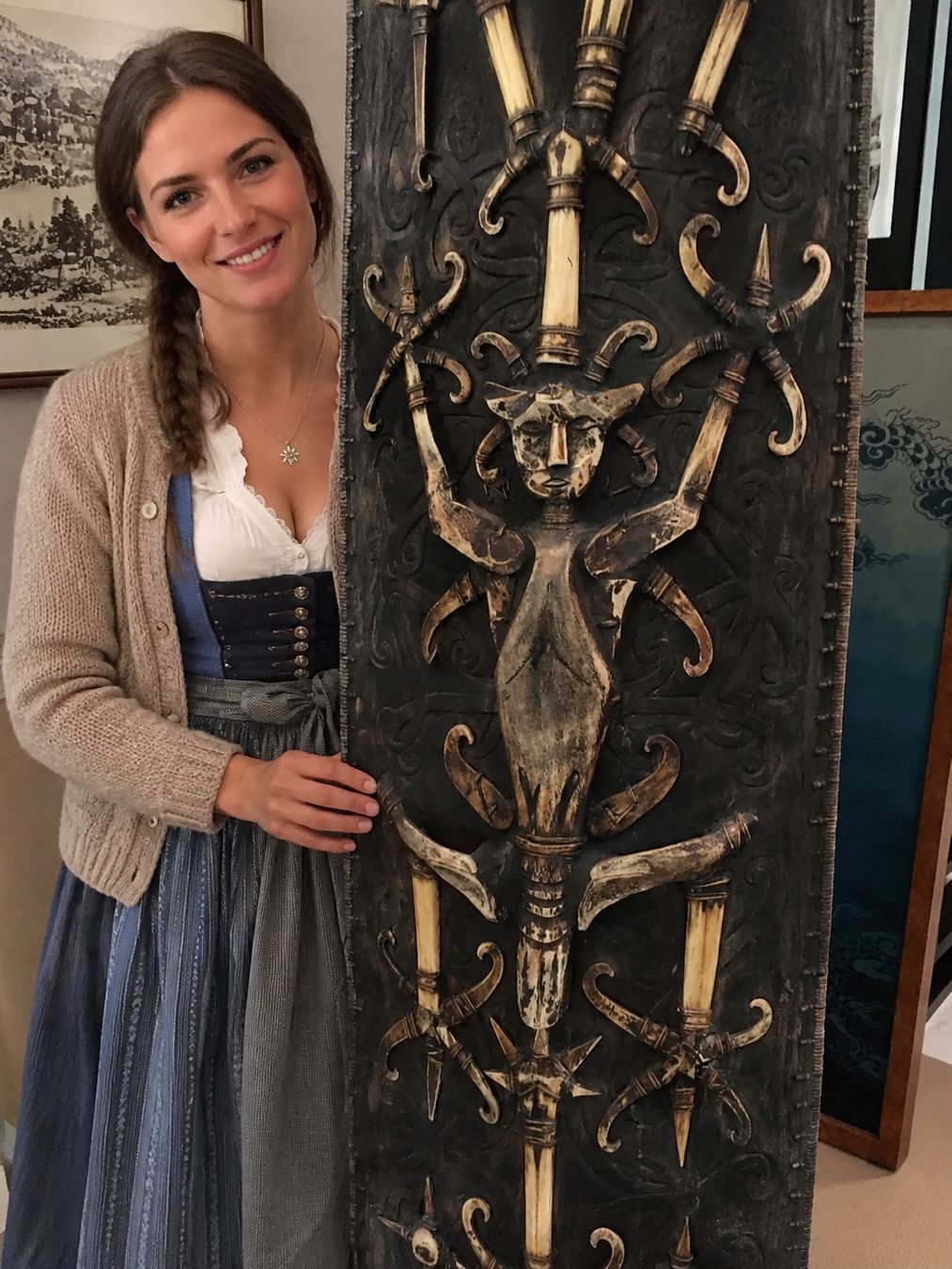 Sculture & Statue: Dayak Shield - Tribal art from Borneo – Usato da Oberwil b. Zug venduto da gdu_l8qx