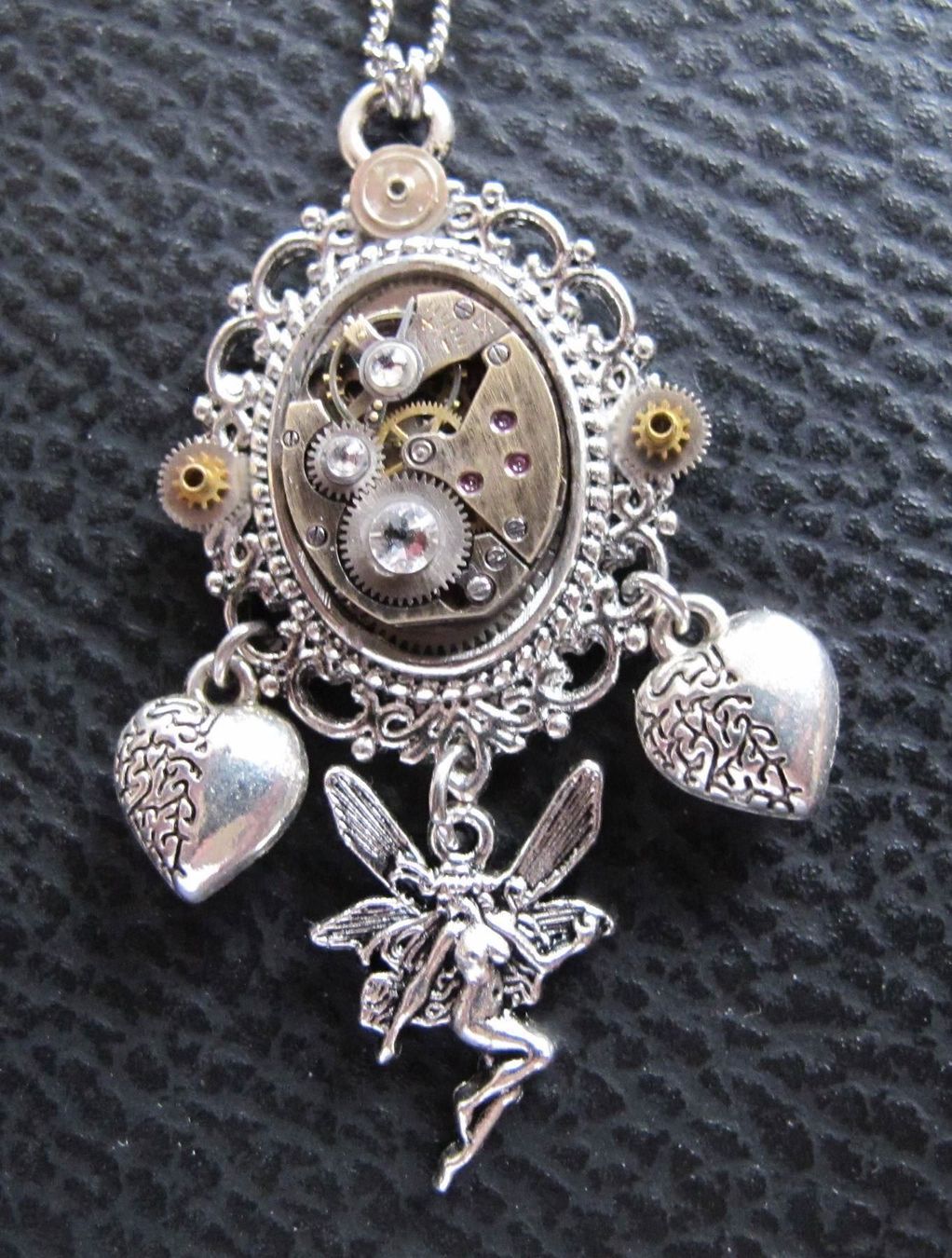 Ciondoli: Uhrknall`s Unikate Steampunk Halskette – Nuovo (secondo la descrizione) da Schwanden GL venduto da UHRKNALL 3