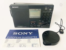 Weltempfänger Sony ICF-SW7600G mit Antenne Radio AM FM PLL