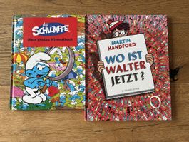 Wimmelbuch Set Die Schlümpfe und Wo ist Walter jetzt 2 Stk