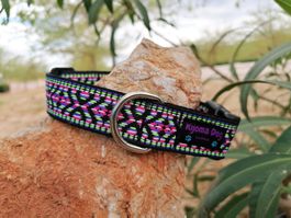 Hundehalsband 2,5cm breit "Gizmo" handgemacht
