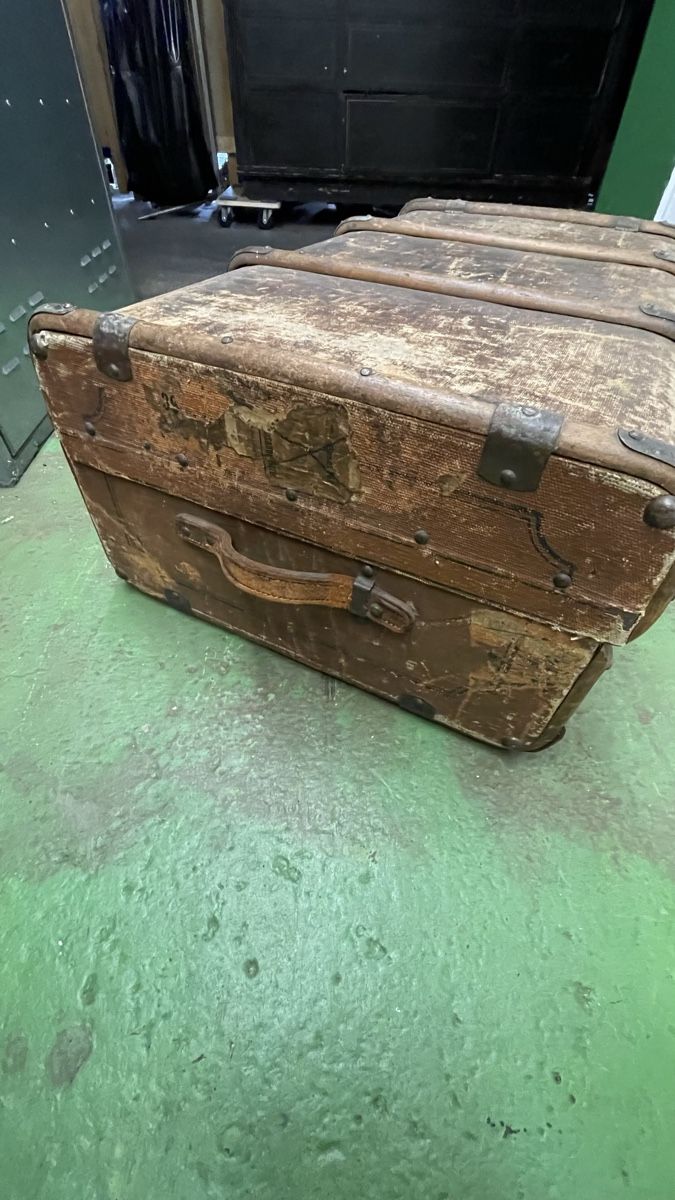 Valigie: Antike Übersee Koffer 1920 – Usato da Oftringen venduto da Box2 6