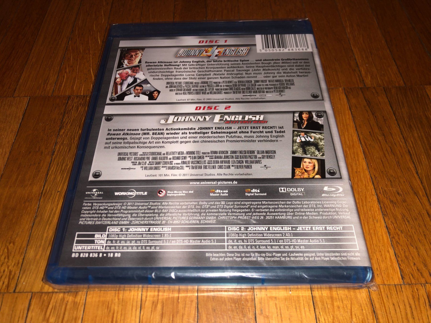 Tous les DVDs: Johny English 1 & 2 - BLU-RAY - UNCUT – Neuf avec emballage d'origine à Basel par havsok 1