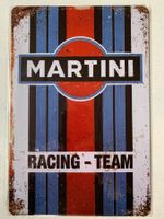 Blechschild Martini Racing Team Vintage