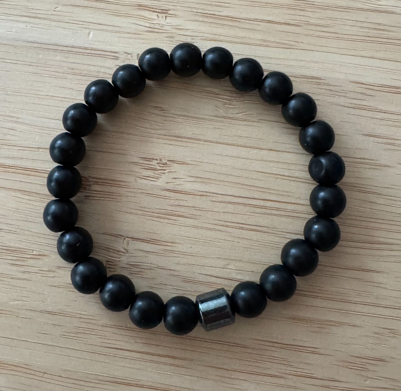 Bracciali & Braccialetti: Perlenarmband, Armband, schwarz, bracelet, black – Nuovo e nell'imballaggio originale da Winterthur venduto da YaV 1