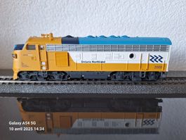 Märklin HO mfx. Locomotive F7 Ontario Northland,selon photos