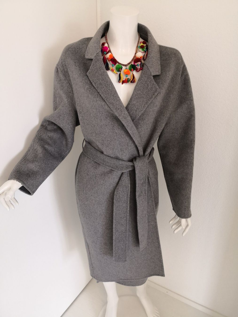 Mango Mäntel: 🤩MANGO SUIT WOLLBLEND-MANTEL MIT GÜRTEL HELLGRAU – Neu (gemäss Beschreibung) aus Olten von Naja-Twins-Twins 7